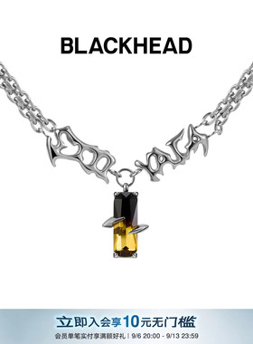 【范丞丞同款】BLACKHEAD/黑头黑胶浪潮系列斯迪亚季渐变项链原创