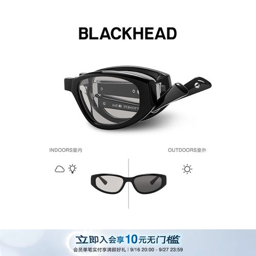 BLACKHEAD窄方框折叠墨镜