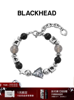 【颜人中同款】BLACKHEAD/黑头圣诞述系列圣诞树串珠手链原创设计