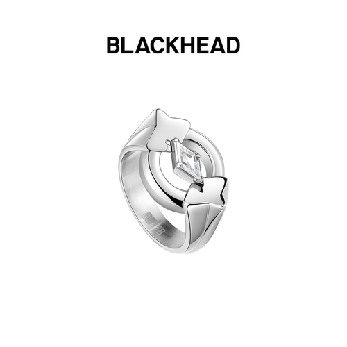 BLACKHEAD星光菱形锆石男戒