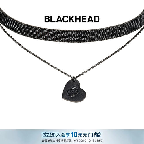 CHOKER潮牌316L钢编织字母项链