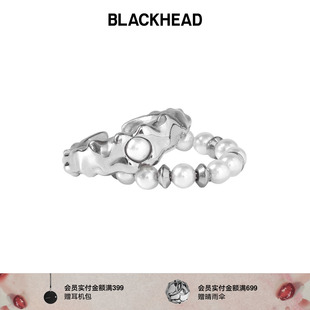 【KPL 钎城同款】BLACKHEAD/黑头深海回响海妖骨骼双层戒指汪苏泷