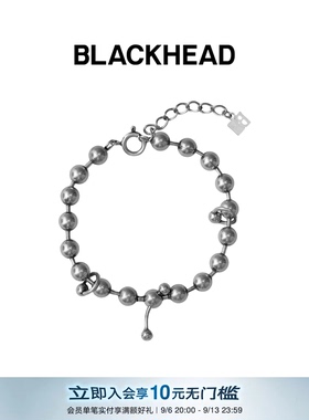 BLACKHEAD/黑头S925银穿刺圆珠手链简约原创设计女新款秋冬百搭