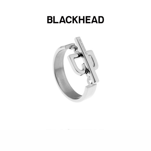 【余景天同款】BLACKHEAD/黑头字母戒指冷淡简约指环情侣520