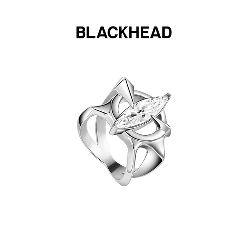 BLACKHEAD星光马眼锆石女戒