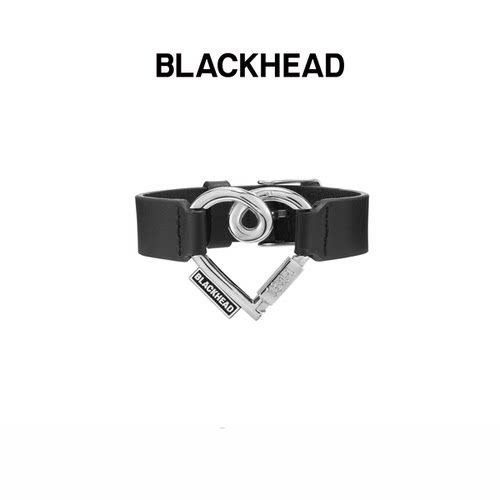 BLACKHEAD爱心牛皮手环情侣款