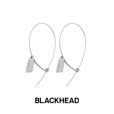 blackhead女耳环耳饰五金标签