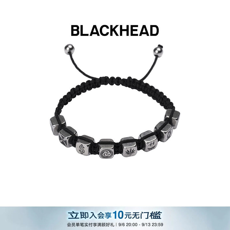 blackhead男女同款串珠手链图片