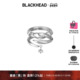 小众蝎尾尾刺戒指情侣夸张个性 黑头新款 彭楚粤同款 BLACKHEAD