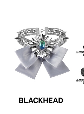 【袁一琦同款】BLACKHEAD/黑头出逃舞会系列舞会勋章铆钉choker