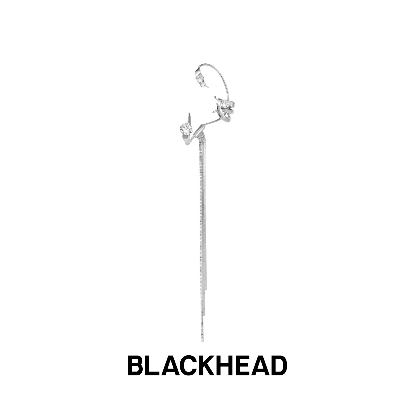 【陈立农同款】BLACKHEAD/黑头新款坏浪漫系列流苏耳挂个性耳饰