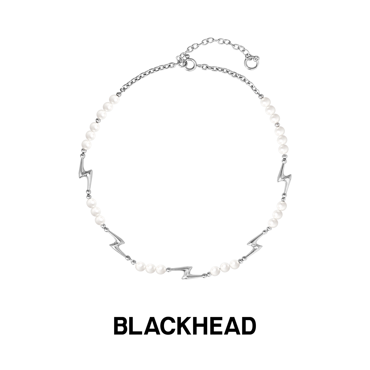 blackhead男女通用闪电珍珠项链