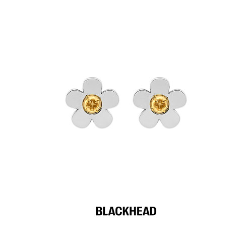 金银拼色花朵装饰