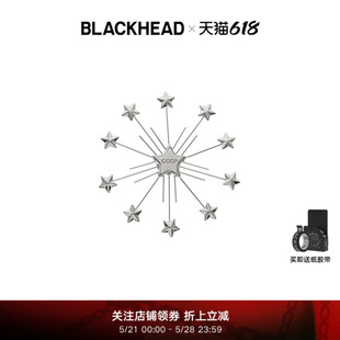 BLACKHEAD 五星光环钛钢胸针情侣创意张铭恩 个性 黑头设计师潮牌