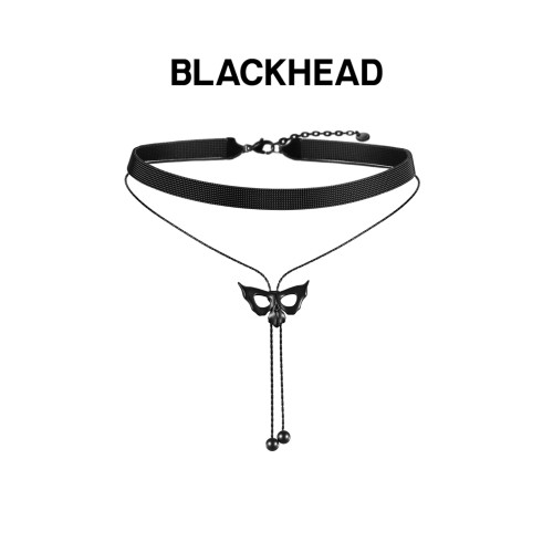 蝴蝶项链chokerblackhead女生