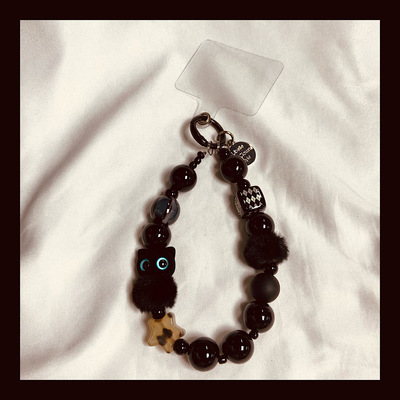 链小猫链壳挂链DIY相机链条耳机壳挂件可爱手带