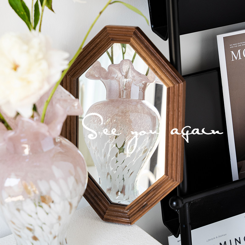 北欧ins风高级感琉璃玻璃花瓶客厅轻奢水培插花鲜花情绪稳定摆件,家居饰品,花瓶,淘宝优惠券,粉丝福利购,淘宝优惠卷