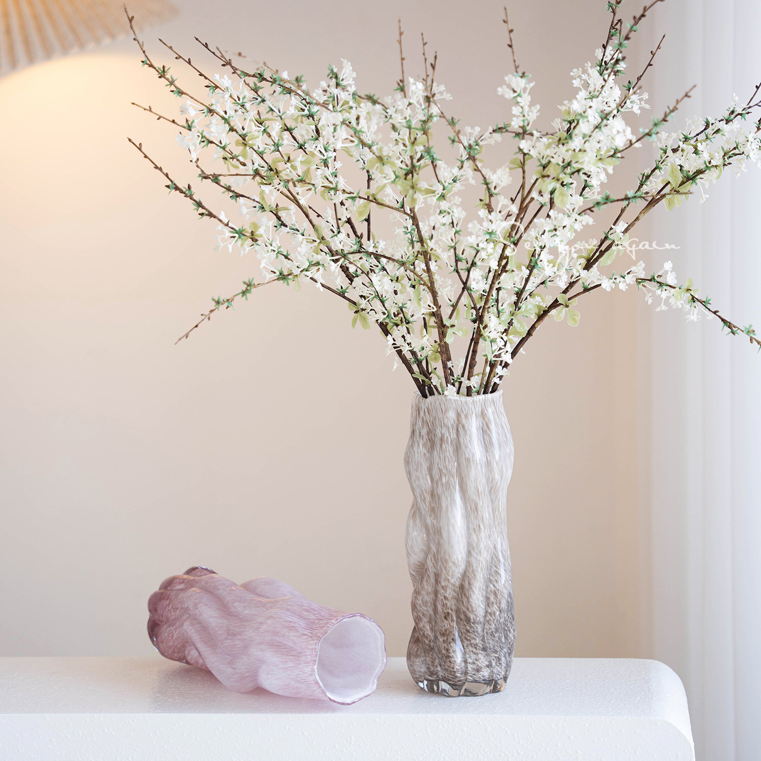 花瓶轻奢高级感客厅插花摆件法式琉璃个性简约艺术感超好看装饰品,家居饰品,花瓶,淘宝优惠券,粉丝福利购,淘宝优惠卷