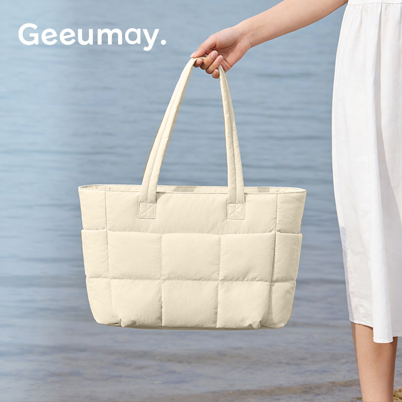 托特包手提电脑包女高级感大容量单肩包百搭轻便通勤大学生上课包,箱包皮具/热销女包/男包,托特包,淘宝优惠券,粉丝福利购,淘宝优惠卷