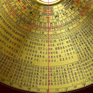 新品金锁玉关罗盘高精度专业8八寸阴阳罗纯铜风水罗经自带结果盘