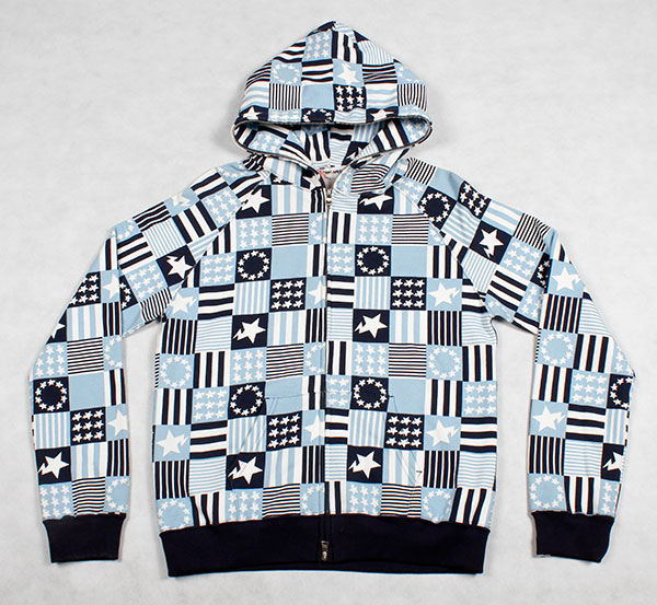 潮牌 BAPE 080303-105 女款帽衫 S 鲨鱼