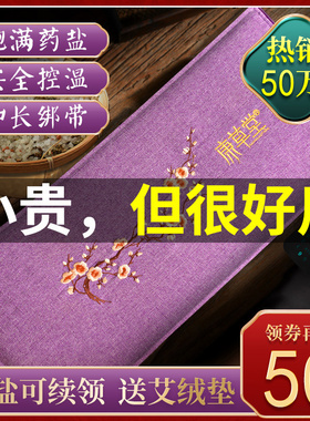 康草堂盐袋海盐热敷包理疗袋电加热腰部全身通用粗盐暖宫艾草盐包