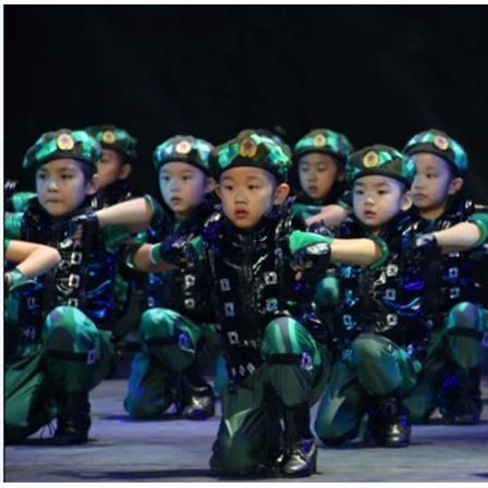 儿童兵娃娃舞蹈表演服小荷风采未来保卫者演出服装幼儿小兵迷彩服