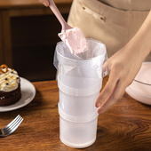 加厚一次性裱花袋烘焙工具溶豆挤奶油袋子婴儿辅食奶油袋大号中号