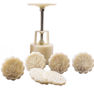 月饼模具手压式做绿豆糕的压模樱花糕点冰皮点心模型印具压花2025