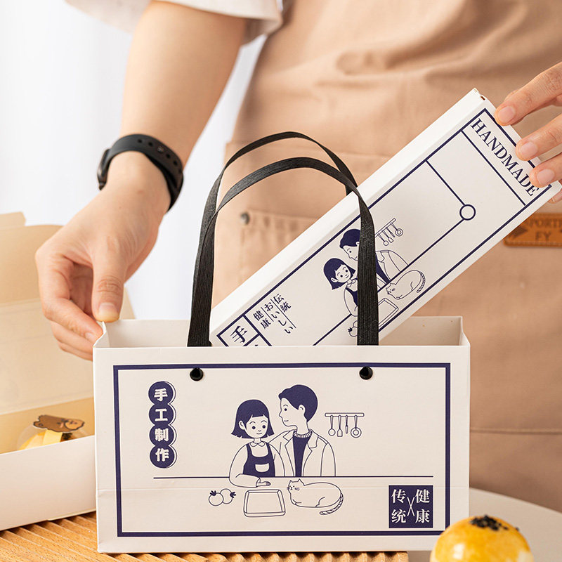 蛋黄酥包装盒送礼盒子图片