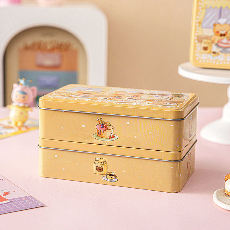 高档点心包装盒饼干罐子铁罐食品级密封罐包装罐礼品盒零食收纳盒