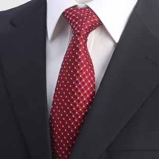 桑蚕丝红色领带男正装商务高档真丝免手打宽结婚婚礼男士高级宴会