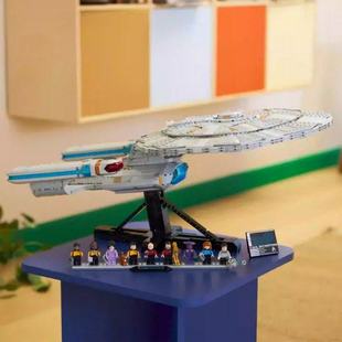 玩具 D巨大型拼装 中国积木10356星际迷航联邦星舰企业号NCC 1701