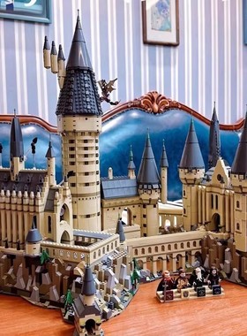 中国积木哈利波特71043霍格沃兹城堡大型高难度儿童拼装玩具16060