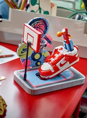 中国积木创意系列43021街球玩家男女孩拼装玩具儿童篮球礼物模型