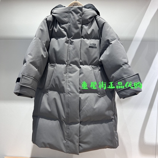 little moco专柜正品25年冬款男女童三防鹅绒羽绒服KBE4EIN048