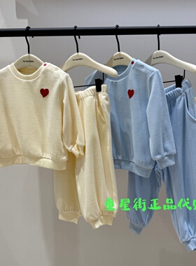littlemoco国内代购26年秋款婴童款男女宝休闲运动套装KBF3SUTY01