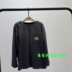 littlemoco国内代购26年秋款男童休闲圆领长袖T恤KBF3TEE016