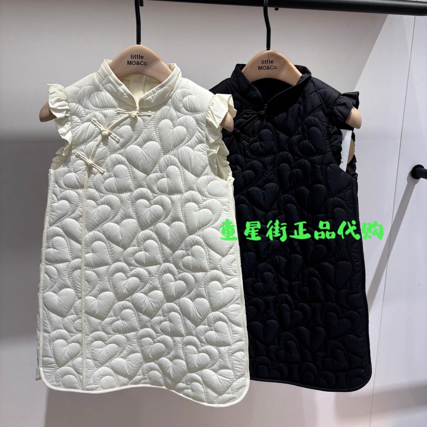 little moco专柜正品25年冬款女童新中式旗袍连衣裙KBE4DRS012