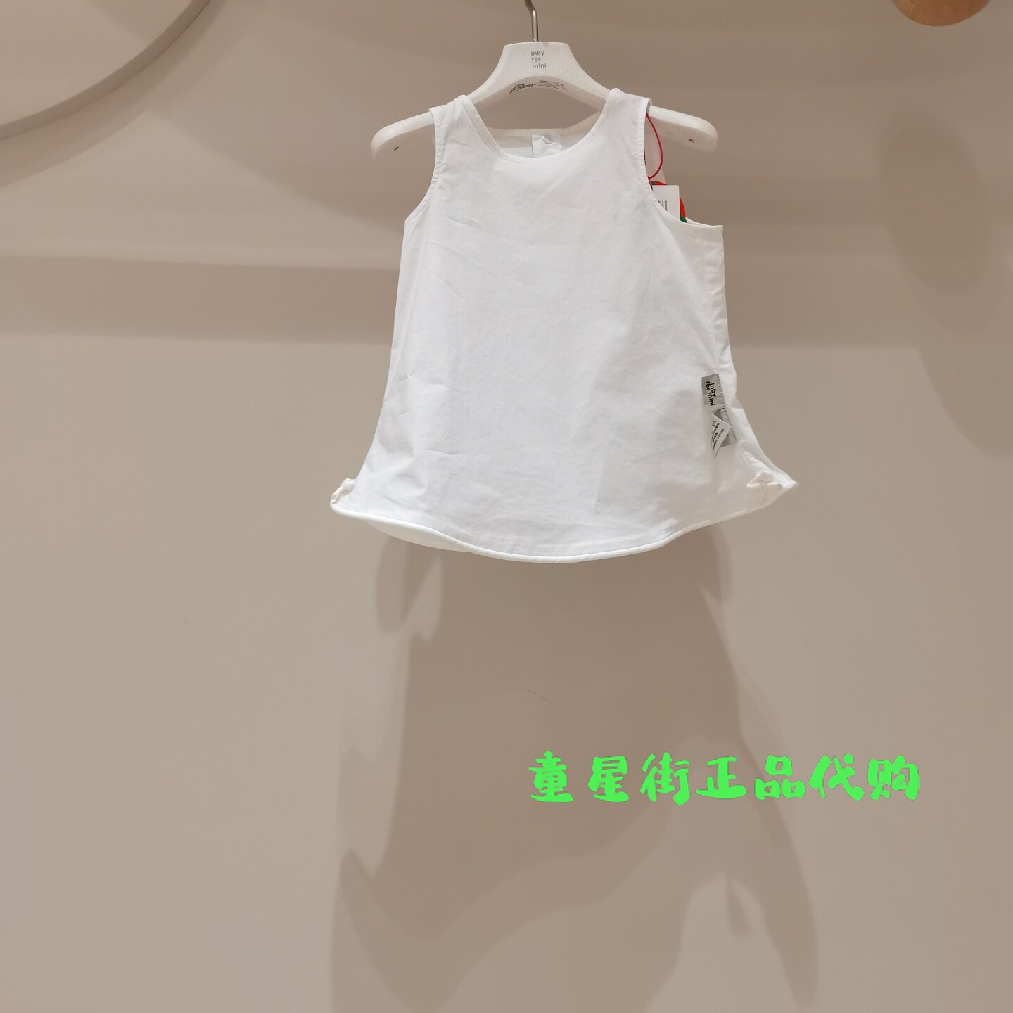 小江南童装国内代购26夏款婴童款女宝宝背心无袖上衣YQ5211180