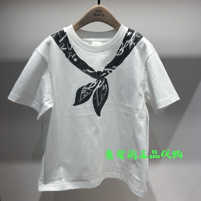 little moco专柜正品26年春款男女童圆领短袖T恤KBF1TEE008