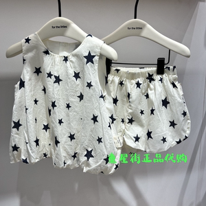 littlemoco国内代购26年夏款婴童款女宝无袖背心短裤KBF2TOPY01