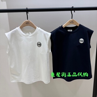 littlemoco国内代购26年夏款男童休闲宽松无袖背心T恤KBF2VET018