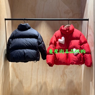 little moco专柜正品25冬款女童爱心保暖羽绒服外套KBE4EINT14奥