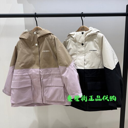 littlemoco国内代购26年冬款男女童连帽羽绒服2件套KBF4EIN046