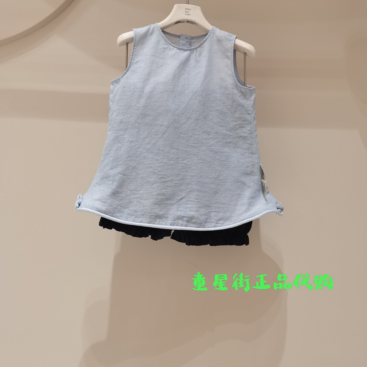 小江南童装国内代购26夏款婴童款女宝可爱无袖套装YQ5H20280