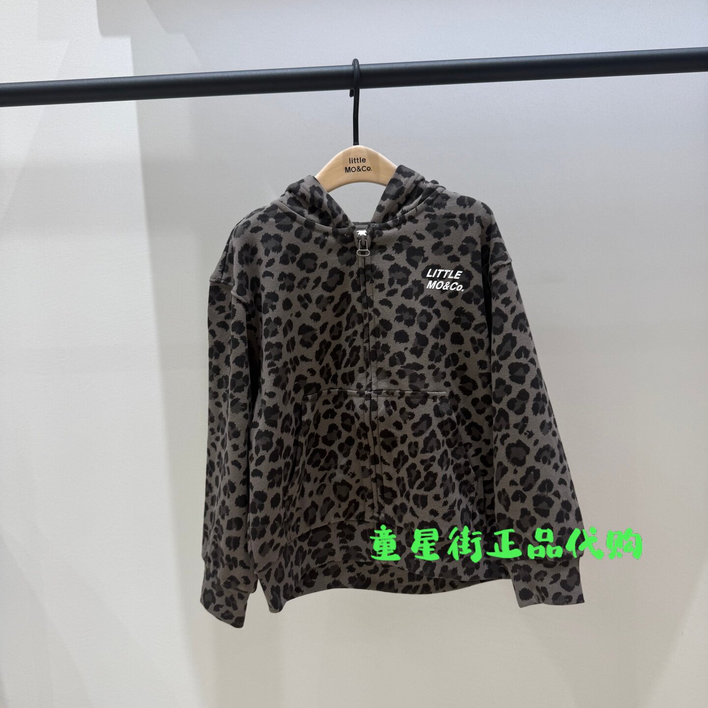 littlemoco国内代购26年秋款男女童保温连帽休闲卫衣KBF3JKT008