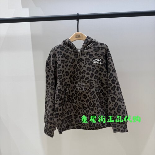 littlemoco国内代购26年秋款男女童保温连帽休闲卫衣KBF3JKT008