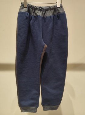 小江南童装正品26年春款男女童拼接休闲长裤1Q2E11790