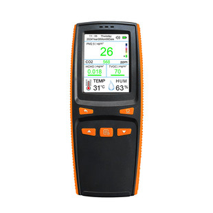 CO2二氧化碳检测仪式PM2.5温湿度甲醛检测仪工业级多功能气体监测